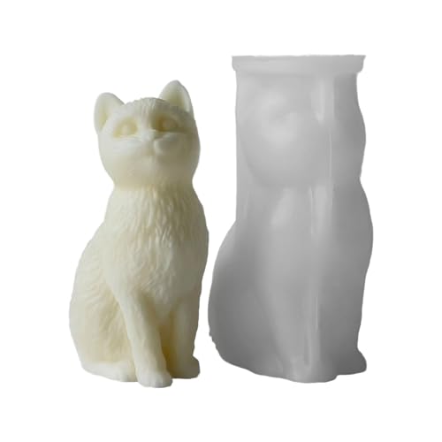 Silikonform Harzkunst Formen Kerzenhandwerksformen Sitzende Katzen Form Einzigartige Ornamentsformen Silikontextur Für Ton Silikonform Harzkunst Formen Kerzenhandwerksformen Sitzende Katzen Form Einzigartige Ornamentsformen Silikontextur Für Ton von JTQYFI