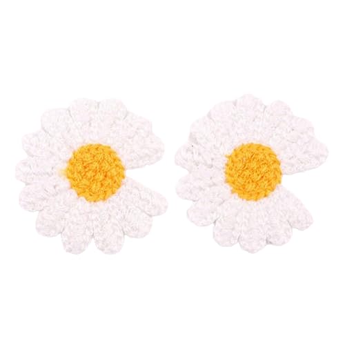 JTZYM 30 Stück 4,5 cm kleine Blumenblüten-Stickerei-Aufnäher zum Aufbügeln auf Applikationen chinesisch für Kleidung, große Aufnäher für Jeans, Jacken von JTZYM