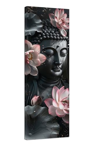 Diamond Painting Erwachsene Lotus Diamond Painting Zen Diamant Painting Bilder Anfänger, DIY 5D Diamant Kunst Malerei Kreuzstich Stickerei Set 100x300cm, für Deko Wohnzimmer, Mädchen Geschenke J1-30 von JUAIYOON