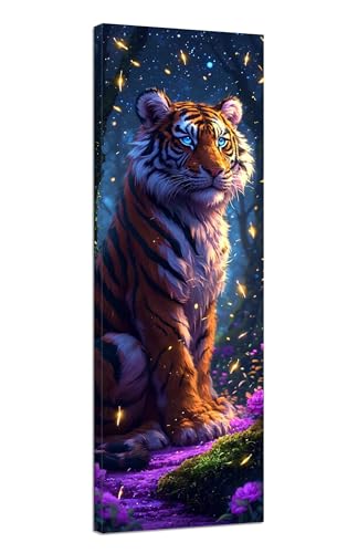 Diamond Painting Landschaft Diamond Painting Erwachsene Groß XXL 100x300cm,5D Diamant Painting Bilder Tiger Diamond Painting Kinder,DIY Mosaikherstellung Bastelset für Haus Wanddeko,Geschenk J1-61 von JUAIYOON