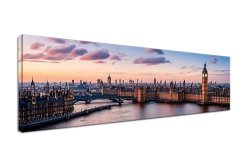 Diamond Painting London Diamond Painting Erwachsene Groß XXL 100x300cm,5D Diamant Painting Bilder Stadt Diamond Painting Kinder,DIY Mosaikherstellung Bastelset für Haus Wanddeko,Geschenk Frau J1-917 von JUAIYOON