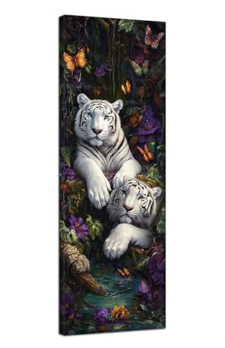 Diamond Painting Schmetterling Diamond Painting Erwachsene Groß XXL 100x300cm,5D Diamant Painting Bilder Tiger Diamond Painting Kinder,DIY Mosaikherstellung Bastelset für Haus Wanddeko,Geschenk J1-17 von JUAIYOON