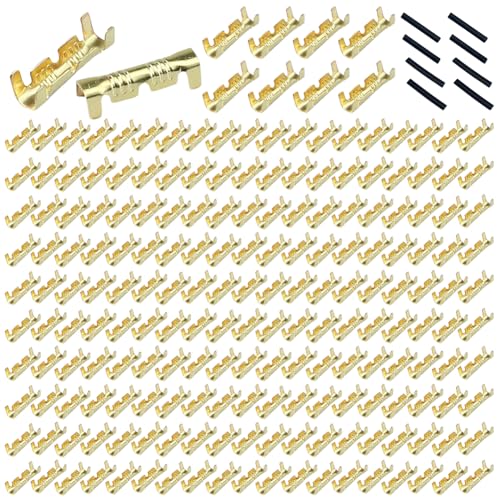 JUCHRZEY 100/200 Stück Druckknopf-Schnellverbindungsklemmen 453 U-förmige 0,3–1,5 mm2 Druckknopf-Schnellverbindungsklemme Dual-Interface-Klemme von JUCHRZEY