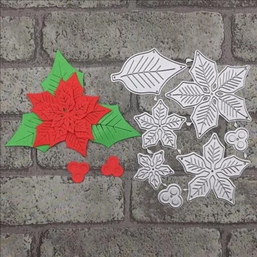 Metallschablonen für Kartenherstellung, 12 x 10,6 cm, Blumen-Metall-Stanzformen für Scrapbooking, Alben, Papierkarten, Prägung, Handwerk von JUDUOYANXIAN