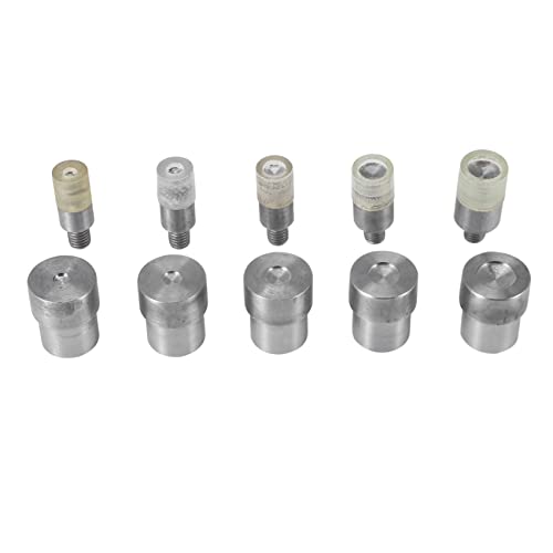 JUJNE 5 Sets mit Doppelkappennieten (5 mm / 6 mm / 8 mm / 10 mm / 12 mm) von JUJNE