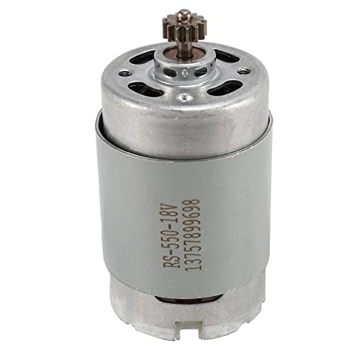 JUJNE DC-Motor RS550, 13 Zähne, 9,5 mm, für Schraubendreher, kabellos, für 18 V von JUJNE