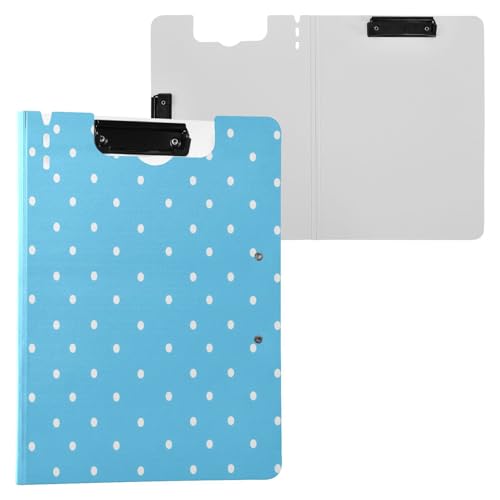 JUMBEAR Klemmbrett A4 mit Doppel-Clips, zusammenklappbares Klemmbrett mit Abdeckung, leicht, persönlicher Organizer, geeignet für Krankenhaus, Büro, Schule, Geschäft, Klassenzimmer, Weiß / Blau JUMBEAR Klemmbrett A4 mit Doppel-Clips, zusammenklappbares Klemmbrett mit Abdeckung, leicht, persönlicher Organizer, geeignet für Krankenhaus, Büro, Schule, Geschäft, Klassenzimmer, Weiß / Blau von JUMBEAR