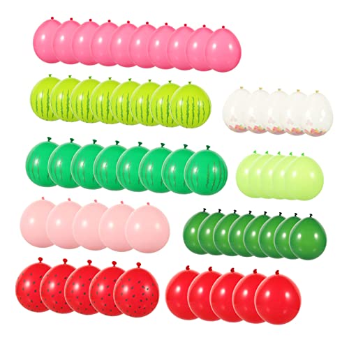 JUMPLAWN 1 Set Wassermelonen-Latexballon Einhorn-Luftballons Hochzeitsdekorationen hawaii party dekoration party decoration Ballongirlande selber machen hawaiianische Partydekorationen von JUMPLAWN