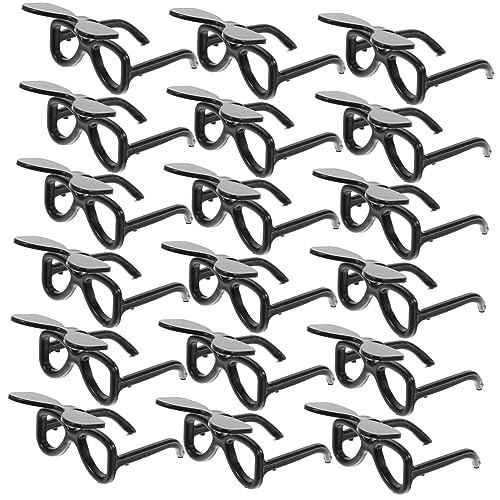 JUMPLAWN 100St Mini-Sonnenbrille für kinderspielzeug Puppen-Accessoires Kid Toys Puppe mit Brille Coole Brille Mini-Brille für Puppen Puppengläser zum Basteln Plastik Black von JUMPLAWN