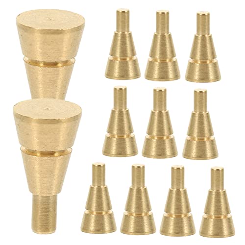 JUMPLAWN 12St Mini-Schubladengriff puppenhauszubehör Miniaturen Miniaturen Zubehör Mini Schubladengriffe Moderne Puppenstubenmöbel Tür Mini-Hausgriffe Miniaturmöbel Metall Golden von JUMPLAWN