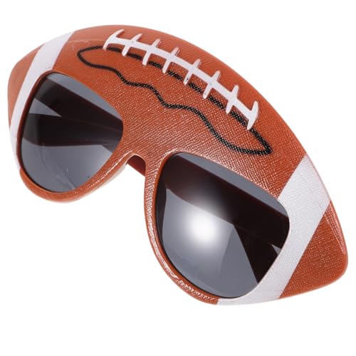 JUMPLAWN 2 Stück Rugby-Brille Fußballbrille Karnevalsbrille Wiederverwendbare Brille Brillen für Feste Brille für Feiern Geburtstagsbrille Requisite alles zum geburtstag brille Plastik von JUMPLAWN