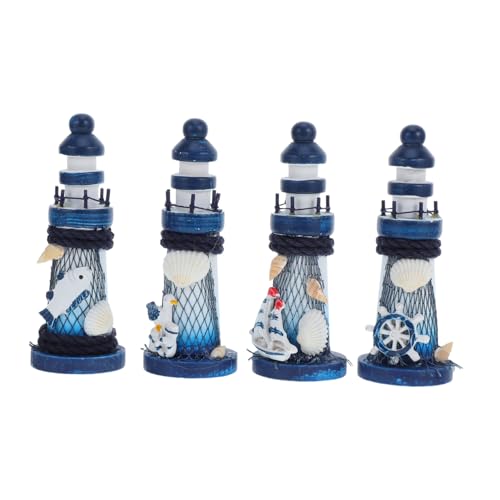 JUMPLAWN 4Stücke Kreatives Mini Dekoration Maritimen Ornamente für Bürodekoration Partys und Entspannte JUMPLAWN 4Stücke Kreatives Mini Dekoration Maritimen Ornamente für Bürodekoration Partys und Entspannte von JUMPLAWN