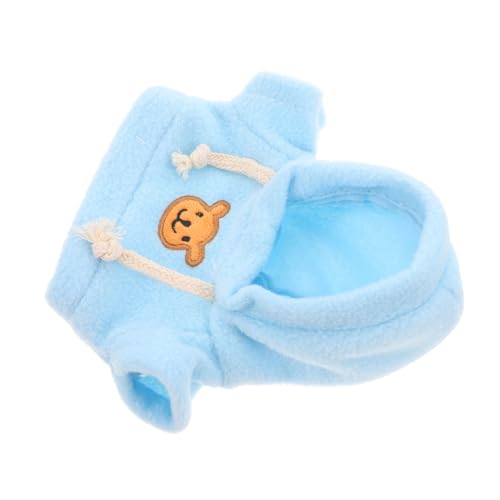 JUMPLAWN Wiederverwendbares Puppenkostüm Für Stofftier Blaue Sweatshirt Outfit Für Kleine Teddybären Und Puppen Puppenbekleidung Niedliche Kleidung Für Puppen von JUMPLAWN