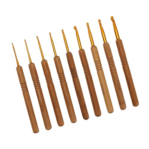 9pcs Soft Grip Strick Nadel Häkel Haken Set Basteladelgarne Webwerkzeug Häkelnadelhaken Strickwerkzeug Werkzeug Set 9pcs Soft Grip Strick Nadel Häkel Haken Set Basteladelgarne Webwerkzeug Häkelnadelhaken Strickwerkzeug Werkzeug Set von JUNNASALIKER