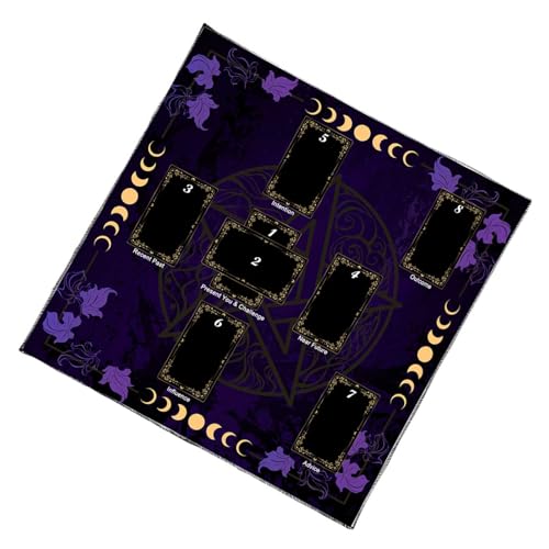 JUNNASALIKER Stoffkartentisch Karten Tuch Wandtee Leseberichtung Tarotkarte Tischdecke Altäre Stoff Einfach Zu Bedienen JUNNASALIKER Stoffkartentisch Karten Tuch Wandtee Leseberichtung Tarotkarte Tischdecke Altäre Stoff Einfach Zu Bedienen von JUNNASALIKER