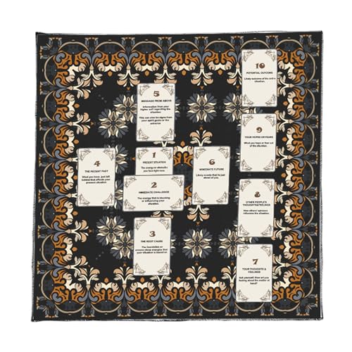 JUNNASALIKER Stoffkartentisch Karten Tuch Wandtee Leseberichtung Tarotkarte Tischdecke Altäre Stoff Einfach Zu Bedienen JUNNASALIKER Stoffkartentisch Karten Tuch Wandtee Leseberichtung Tarotkarte Tischdecke Altäre Stoff Einfach Zu Bedienen von JUNNASALIKER