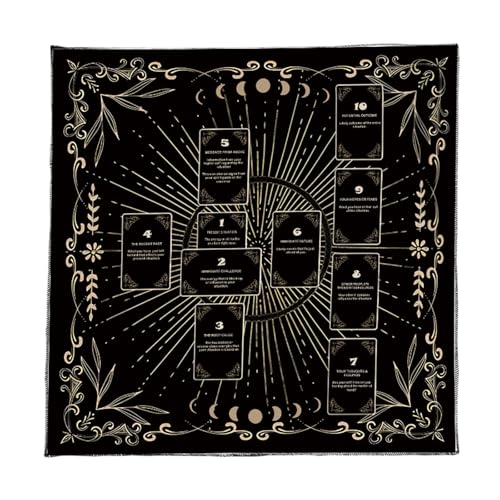 JUNNASALIKER Stoffkartentisch Karten Tuch Wandtee Leseberichtung Tarotkarte Tischdecke Altäre Stoff Einfach Zu Bedienen JUNNASALIKER Stoffkartentisch Karten Tuch Wandtee Leseberichtung Tarotkarte Tischdecke Altäre Stoff Einfach Zu Bedienen von JUNNASALIKER