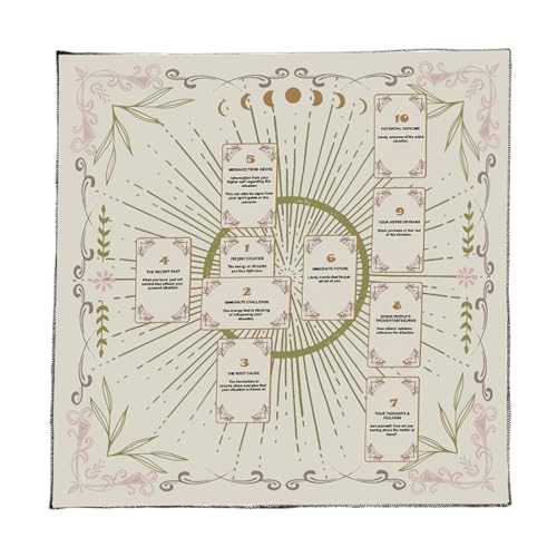 JUNNASALIKER Stoffkartentisch Karten Tuch Wandtee Leseberichtung Tarotkarte Tischdecke Altäre Stoff Einfach Zu Bedienen JUNNASALIKER Stoffkartentisch Karten Tuch Wandtee Leseberichtung Tarotkarte Tischdecke Altäre Stoff Einfach Zu Bedienen von JUNNASALIKER