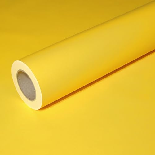 50m x 1,00m JUNOPAX® Geschenkpapier sonnen-gelb von JUNOPAX