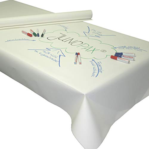 50m x 1,30m World Café Methode beschreibbare JUNOPAX® Papiertischdecke von JUNOPAX