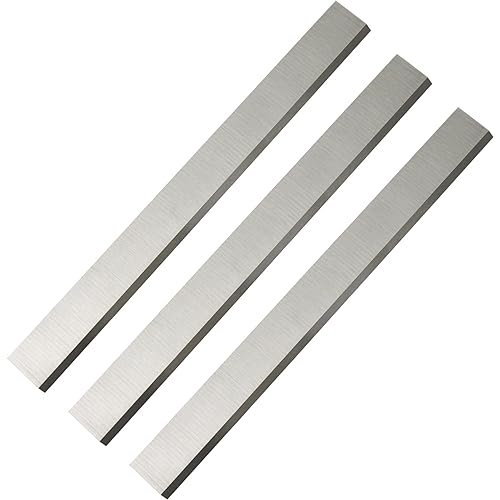 JWOO 3 Stück HSS-Hobelmesser, 300 x 25 x 3 mm, TCT-Hobelmesser, Ersatzmesser for Dicken- und Oberflächenhobel (Color : HSS 300x25x3mm) von JWOO