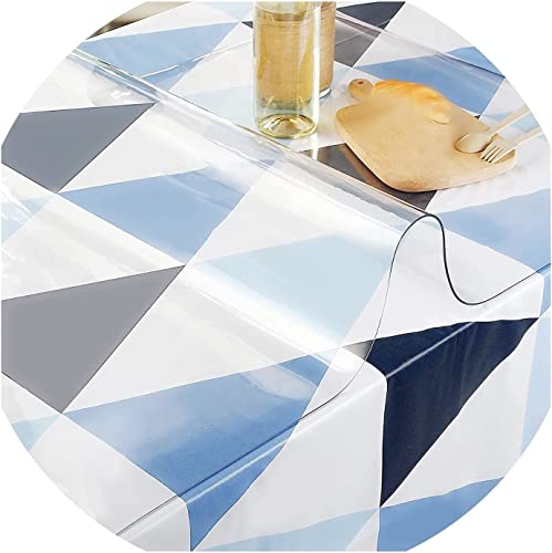 Tischschutz Folie Transparente PVC Folie Schutzfolie Glasklar Tischdecke Tischfolie,Wasserdicht VerschleißFest HitzebestäNdig,Geeignet FüR KüChe, Garten Und BüRo(Color:2mm,Size: 30x40cm) von JXFS