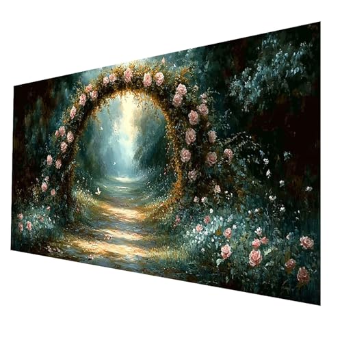 5D Diamond Painting Erwachsene, Diamant Malen Nach Zahlen Blume mit Diamond Painting Zubehör Set Landschaft, Vollbohrer leinwand Malen 30 x 60 cm, Diamant Cross Stitch Bastelset Erwachsene JXL-5862 5D Diamond Painting Erwachsene, Diamant Malen Nach Zahlen Blume mit Diamond Painting Zubehör Set Landschaft, Vollbohrer leinwand Malen 30 x 60 cm, Diamant Cross Stitch Bastelset Erwachsene JXL-5862 von JXLEULIN