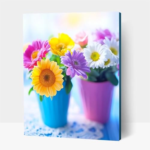 5D Diamond Painting Erwachsene, Diamant Malen Nach Zahlen Blume mit Diamond Painting Zubehör Set Pflanzen, Vollbohrer leinwand Malen, Diamant Cross Stitch Bastelset Erwachsene 70x95cm JXL1-23277 5D Diamond Painting Erwachsene, Diamant Malen Nach Zahlen Blume mit Diamond Painting Zubehör Set Pflanzen, Vollbohrer leinwand Malen, Diamant Cross Stitch Bastelset Erwachsene 70x95cm JXL1-23277 von JXLEULIN