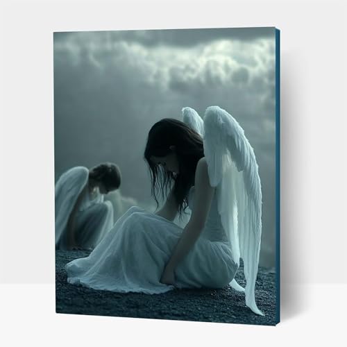 5D Diamond Painting Erwachsene, Diamant Malen Nach Zahlen Engel mit Diamond Painting Zubehör Set Figur Kunst, Vollbohrer leinwand Malen, Diamant Cross Stitch Bastelset Erwachsene 100x135 cm JXL1-23310 5D Diamond Painting Erwachsene, Diamant Malen Nach Zahlen Engel mit Diamond Painting Zubehör Set Figur Kunst, Vollbohrer leinwand Malen, Diamant Cross Stitch Bastelset Erwachsene 100x135 cm JXL1-23310 von JXLEULIN