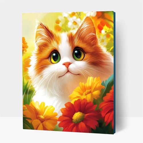 5D Diamond Painting Erwachsene, Diamant Malen Nach Zahlen Katze mit Diamond Painting Zubehör Set Tier, Vollbohrer leinwand Malen, Diamant Cross Stitch Bastelset Erwachsene 80 x 110 cm JXL1-21208 5D Diamond Painting Erwachsene, Diamant Malen Nach Zahlen Katze mit Diamond Painting Zubehör Set Tier, Vollbohrer leinwand Malen, Diamant Cross Stitch Bastelset Erwachsene 80 x 110 cm JXL1-21208 von JXLEULIN
