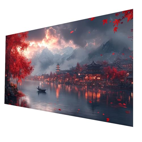 5D Diamond Painting Erwachsene, Diamant Malen Nach Zahlen Stadt mit Diamond Painting Zubehör Set Boot, Vollbohrer leinwand Malen 35x70cm, Diamant Cross Stitch Bastelset Erwachsene, Zimmer Deko JXL5043 5D Diamond Painting Erwachsene, Diamant Malen Nach Zahlen Stadt mit Diamond Painting Zubehör Set Boot, Vollbohrer leinwand Malen 35x70cm, Diamant Cross Stitch Bastelset Erwachsene, Zimmer Deko JXL5043 von JXLEULIN