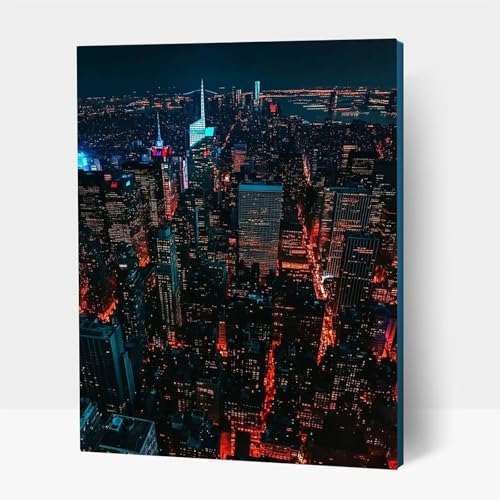 5D Diamond Painting Erwachsene, Diamant Malen Nach Zahlen Stadt mit Diamond Painting Zubehör Set Nacht, Vollbohrer leinwand Malen, Diamant Cross Stitch Bastelset Erwachsene 60 x 80 cm JXL1-14946 5D Diamond Painting Erwachsene, Diamant Malen Nach Zahlen Stadt mit Diamond Painting Zubehör Set Nacht, Vollbohrer leinwand Malen, Diamant Cross Stitch Bastelset Erwachsene 60 x 80 cm JXL1-14946 von JXLEULIN