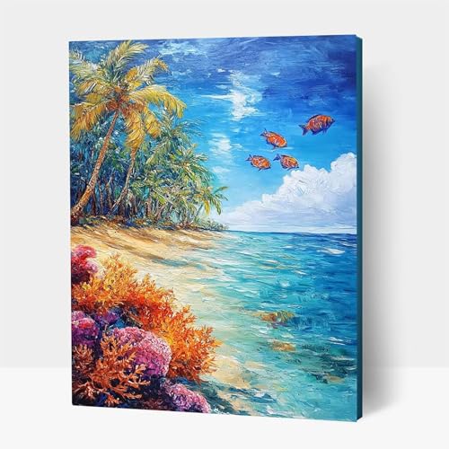 Diamond Painting kinder Landschaft Diamond Painting Pflanzen, DIY Crystal art Cross Stickerei Basteln Erwachsene, 5D Diamant Malen Nach Zahlen Erwachsene, Home Wand Dekor, Geschenke 30x40 cm JXL1-1382 von JXLEULIN