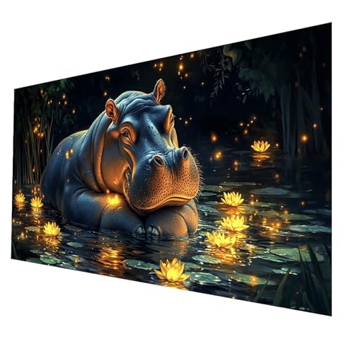 Diamond Painting kinder Nilpferd Diamond Painting 90 x 180CM, DIY Crystal art Cross Stickerei Basteln Erwachsene Landschaft, 5D Diamant Malen Nach Zahlen Erwachsene, Geschenke für Frauen JXL-5979 Diamond Painting kinder Nilpferd Diamond Painting 90 x 180CM, DIY Crystal art Cross Stickerei Basteln Erwachsene Landschaft, 5D Diamant Malen Nach Zahlen Erwachsene, Geschenke für Frauen JXL-5979 von JXLEULIN