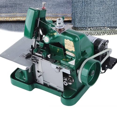 JXYQ Serger-Overlock-Maschine, Hochgeschwindigkeits-Nähmaschine, robuste Overlock-Maschine mit Metallrahmen, integrierter Rollsaum, Overlock-Breite 3,0–5,0 mm, für strapazierfähige Stoffe JXYQ Serger-Overlock-Maschine, Hochgeschwindigkeits-Nähmaschine, robuste Overlock-Maschine mit Metallrahmen, integrierter Rollsaum, Overlock-Breite 3,0–5,0 mm, für strapazierfähige Stoffe von JXYQ