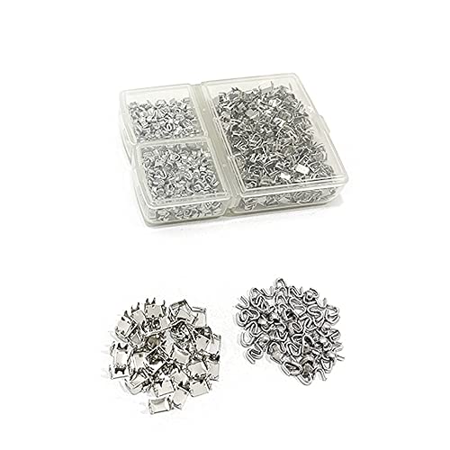 JYC CREATIVE 600 Stück #5 Reißverschluss-Stopper (5#, Silber) – 400 oben + 200 unten für Reißverschluss-Reparatur von JYC CREATIVE