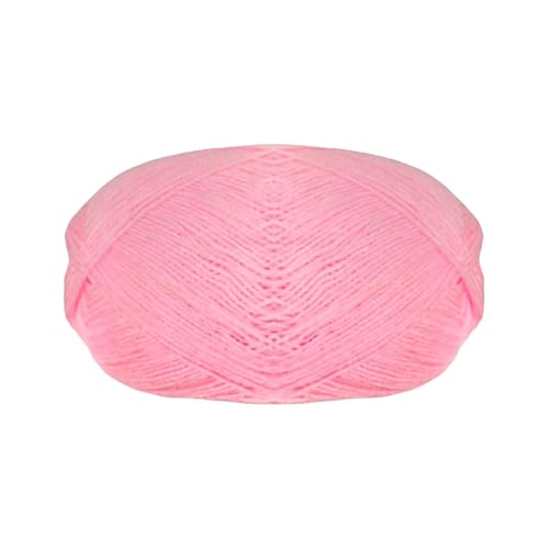 Feines Wollknäuel (100 g – 365 m), Wolle zum Häkeln (1, 134 rosa) von JYC CREATIVE