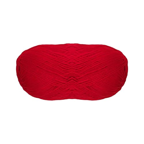 Feines Wollknäuel (100 g - 365 m), Wolle zum Häkeln (1, 148 Rot) von JYC CREATIVE