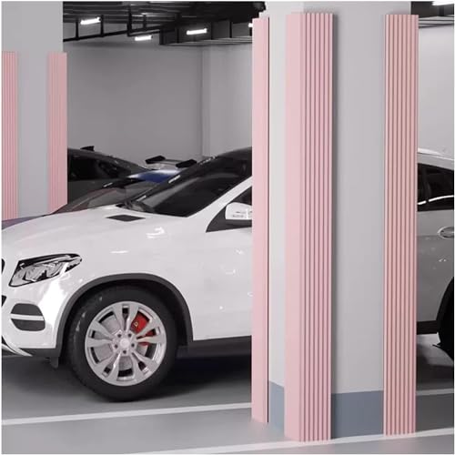 JYHHGDS Garagenwandschutz, Garagentor-Kantenschutz aus Schaumstoff, Wand-Eckschutz für Parkhäuser, Kantenschutzpolster für Parkhäuser (Rosa, 2 m) von JYHHGDS