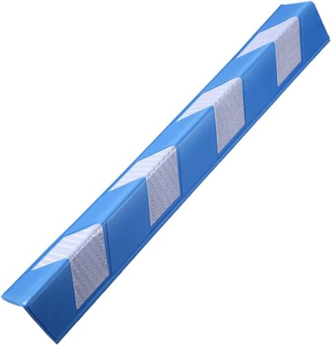 JYHHGDS Garagenwandschutz, Wand-Eckschutz für Parkhäuser, 0,6 cm Dicke Säule, reflektierender Garagenwand-Eckschutz für Parkhäuser (blau, 1 Stück) von JYHHGDS