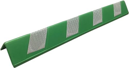 JYHHGDS Garagenwandschutz, Wand-Eckschutz für Parkhäuser, 0,6 cm Dicke Säule, reflektierender Garagenwand-Eckschutz für Parkhäuser (grün, 2 Stück) von JYHHGDS