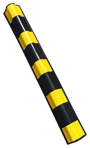 JYHHGDS Gummi-Wand-Eckschutz, Garagen-Wandschutz, Dicker reflektierender Eckschutz, Parkplatzschutz, Stoßstange, Werkstatt-Wand-Eckschutz, (15 Stück – 60 cm) von JYHHGDS