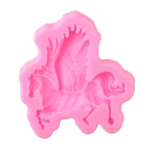 JYTDBCS Pegasus Form Fondant Formen, 3D Pferd Tier Fliegenflügel Form Formen für DIY Kuchen Süßigkeiten Cupcake Dekor von JYTDBCS