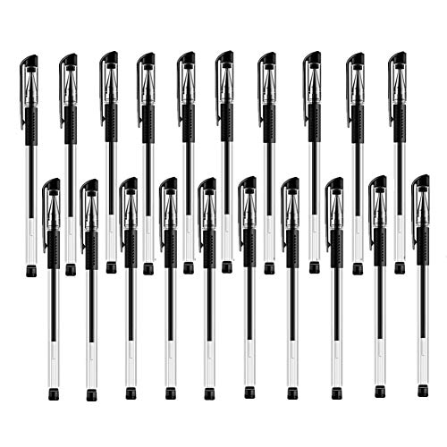 JZTRADING Gel Kugelschreiber Gelschreiber Schreiben Stifte Lustige Stifte Für Frauen Stift Zum Schreiben Stift Für Frauen Schule Stifte Gel Stift black20pcs von JZTRADING