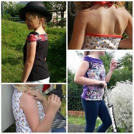 Mädchentop Jasmin von JaJuMi-Handmade