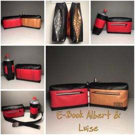 Gürteltasche Luise & Flaschenhalter Albert von JaSEWmade - Handmade by Scaryle