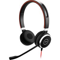 Jabra Evolve 40 UC USB-Headset schwarz, rot von Jabra