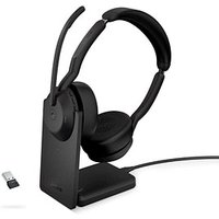 Jabra Evolve2 55 MS mit Ladestation Headset schwarz von Jabra