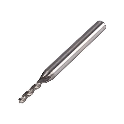Fräser, Durchmesser 3mm 3 Flöten HSS & Aluminium Schaftfräser CNC Bit Extended Incisive Strong And Durab von Jacksking