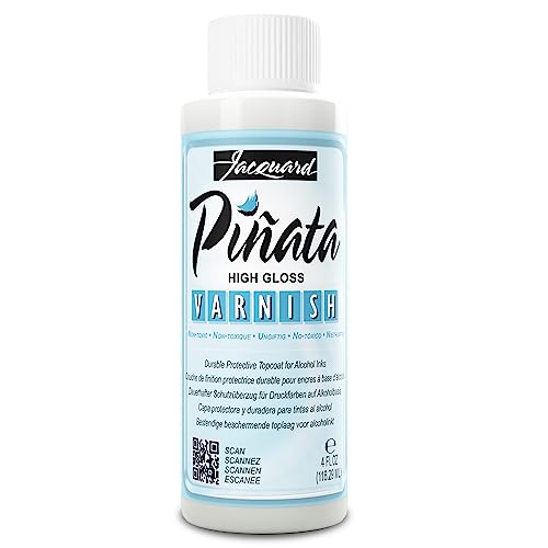 JACQUARD JFC2002PE 118 ML – Piñata High Gloss Varnish Hochglanzlack Lack für Alkoholtinte – Ungiftig – Glänzender Effekt – Selbstnivellierend und Transparent, 118 ml JACQUARD JFC2002PE 118 ML – Piñata High Gloss Varnish Hochglanzlack Lack für Alkoholtinte – Ungiftig – Glänzender Effekt – Selbstnivellierend und Transparent, 118 ml von Jacquard